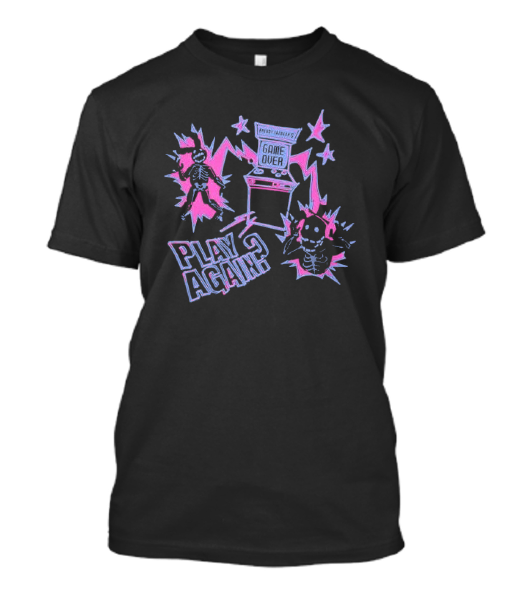 Shadow Freddy And Shadow Bonnie Game Over Play Again? T-Shirt