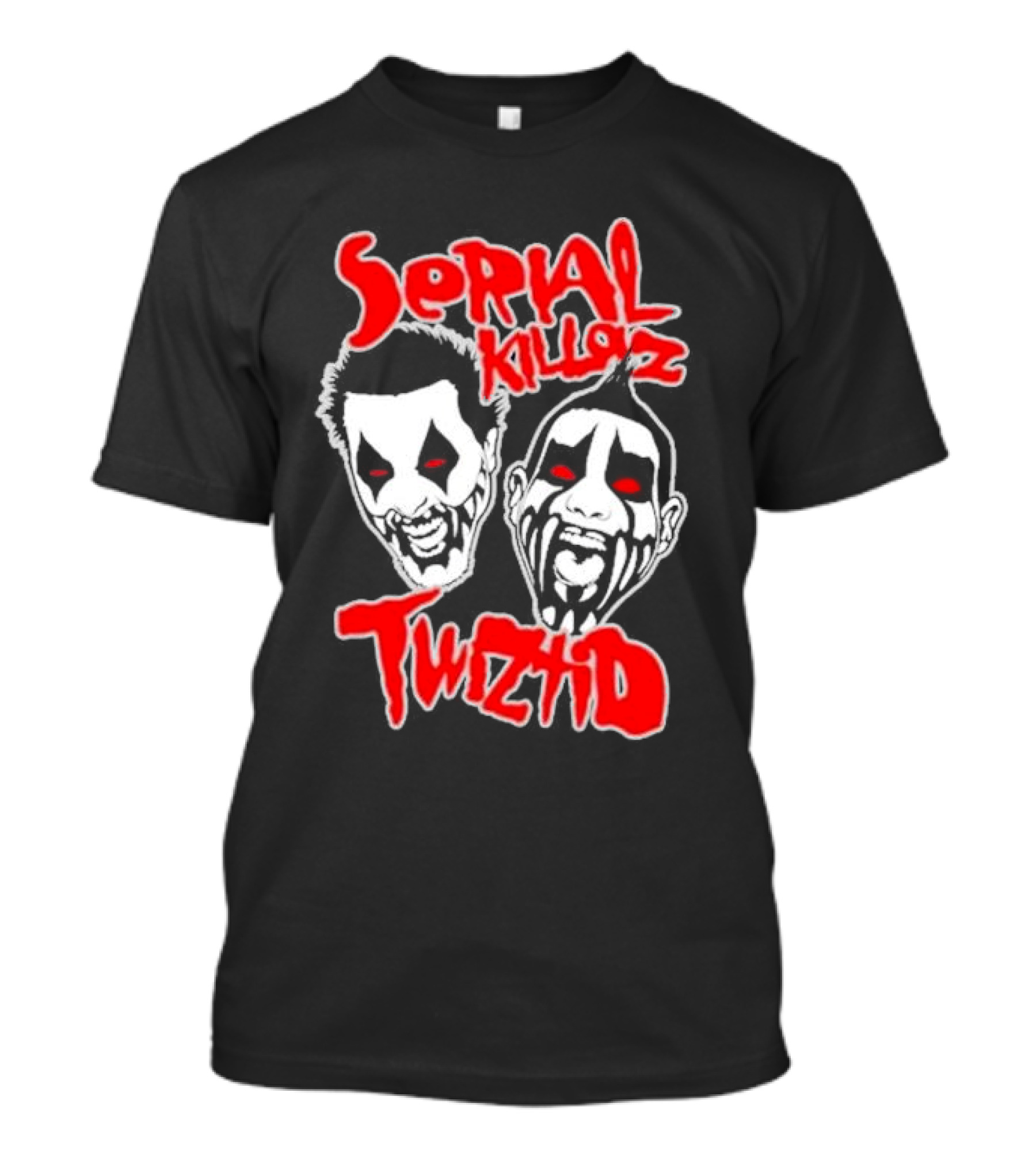 Serial Killaz Twiztid Glow In The Dark Faces T-Shirt