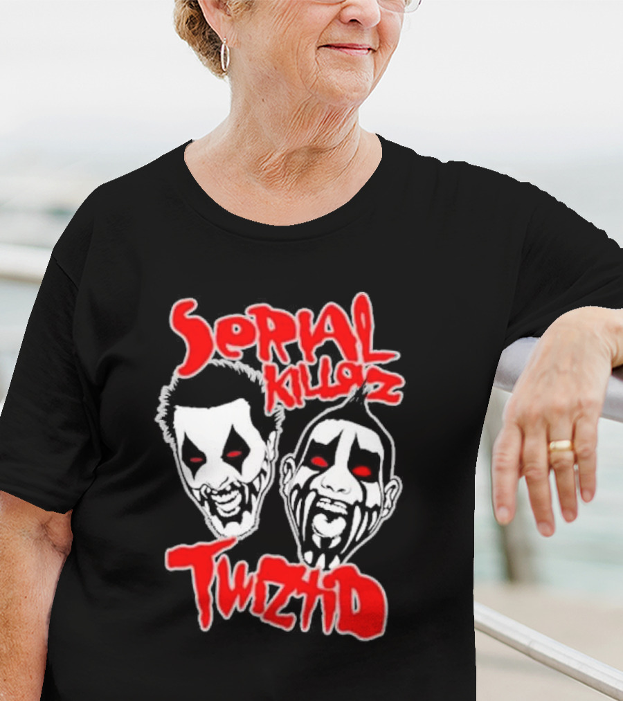 Serial Killaz Twiztid Glow In The Dark Faces T-Shirt