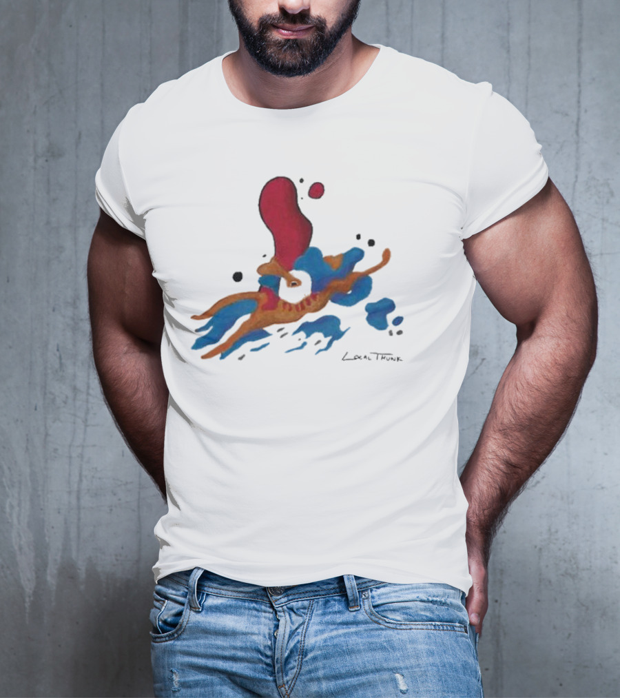 Balatro Merch Abstract Joker Local Thunk Dynamic Color Splash T-Shirt