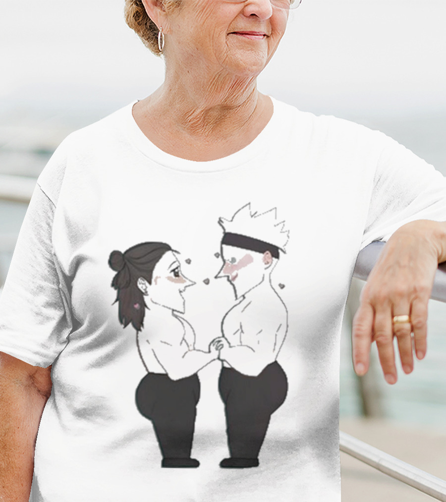 Buboosenchan’s Anime Couple Romance Holding Hands T-Shirt