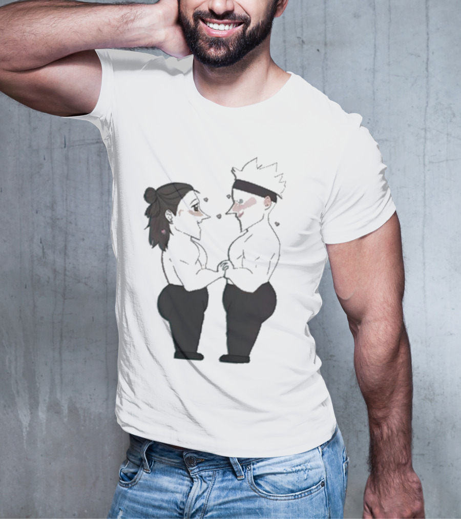 Buboosenchan’s Anime Couple Romance Holding Hands T-Shirt