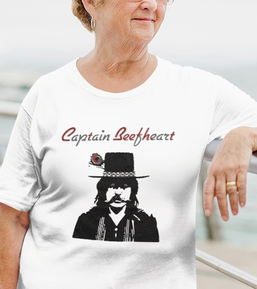 Captain Beefheart Iconic Hat And Mustache T-Shirt