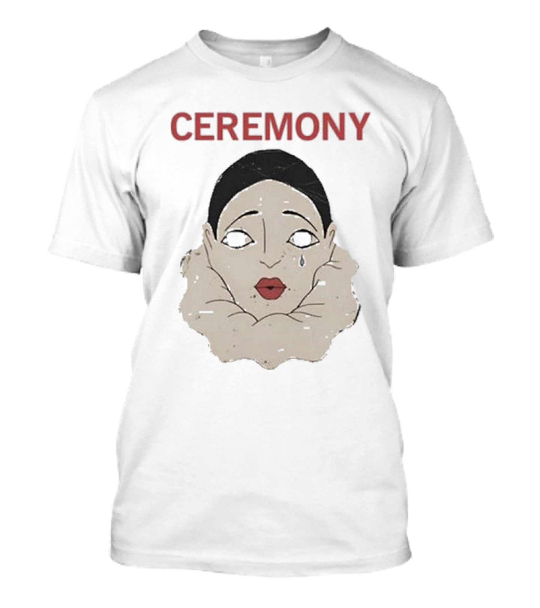 CEREMONY A Single Tear Face With Tearful Expression T-Shirt