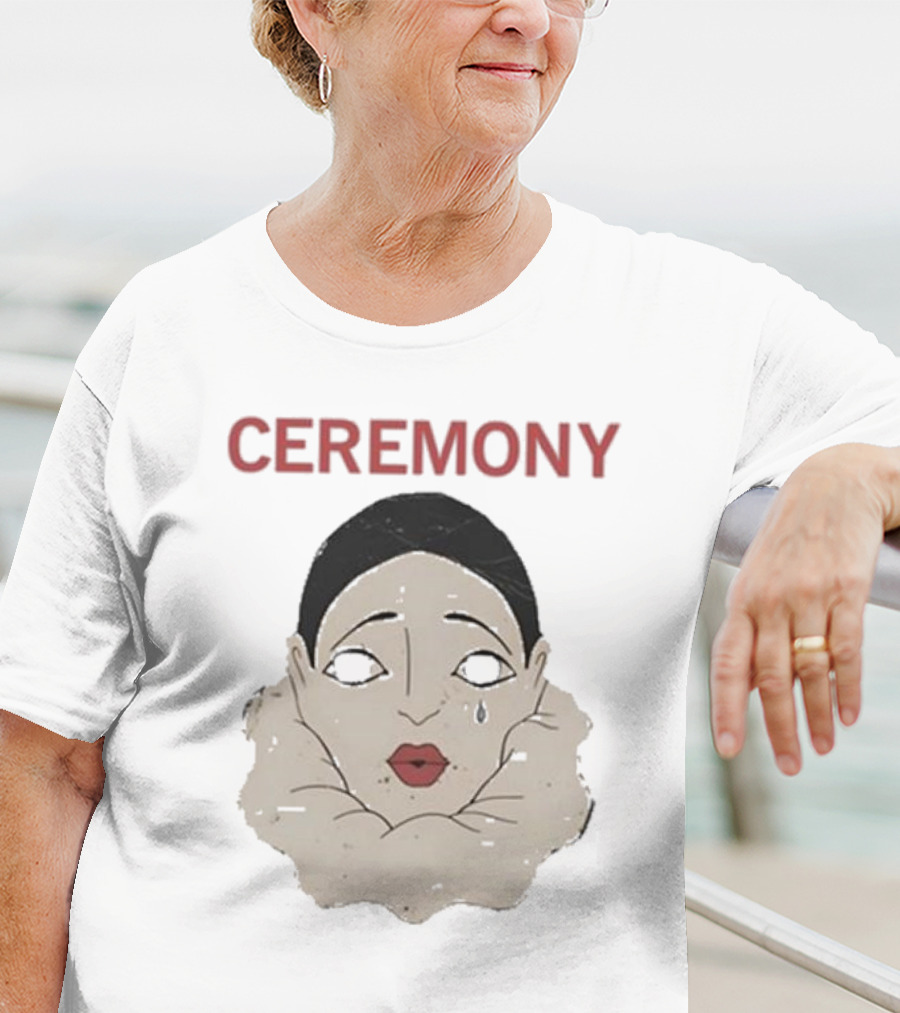 CEREMONY A Single Tear Face With Tearful Expression T-Shirt
