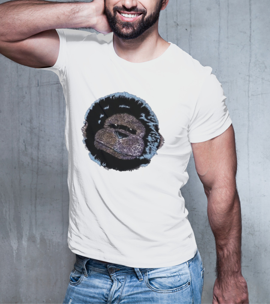 Christmas Dinosaur Jr Gorilla Head T-Shirt