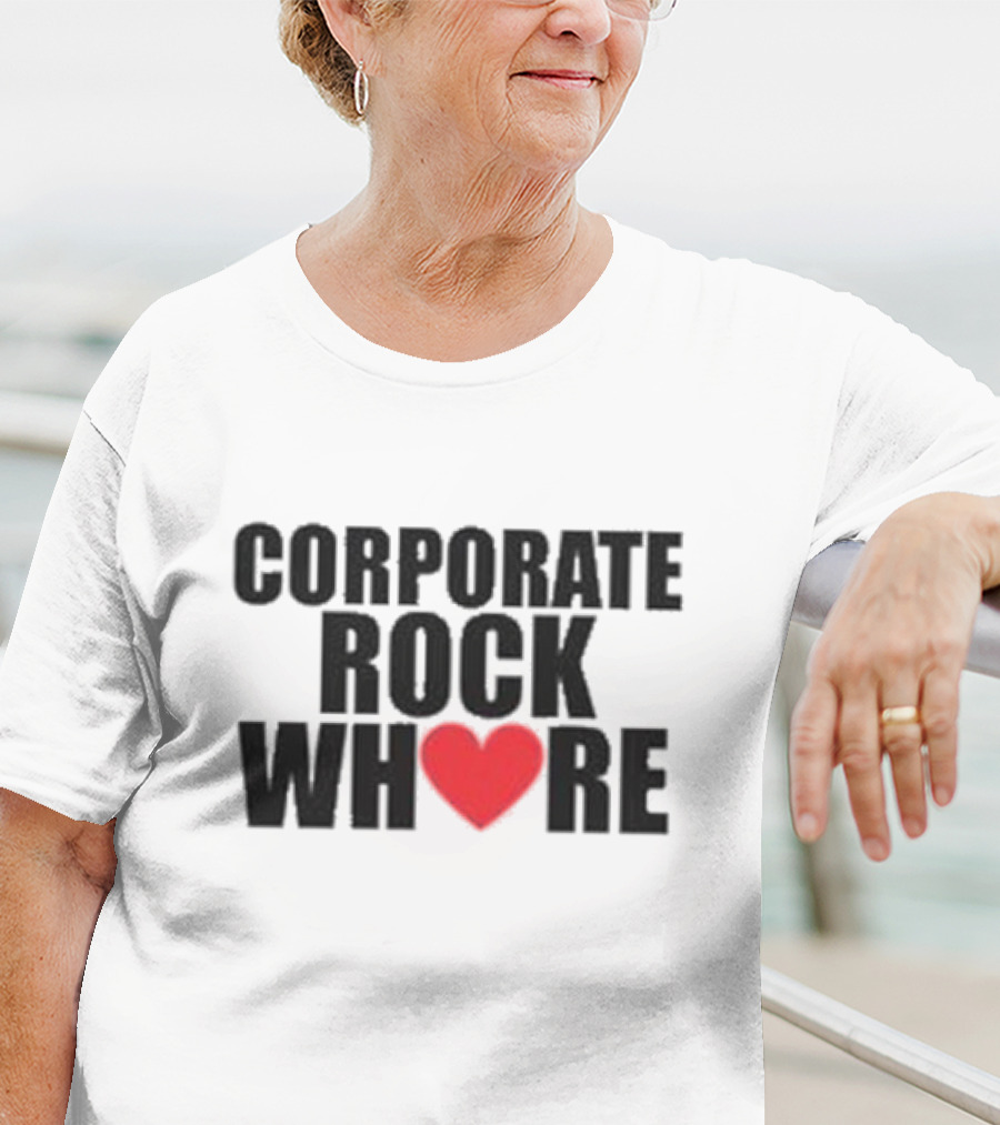 Corporate Rock Whore Halsey Heart T-Shirt