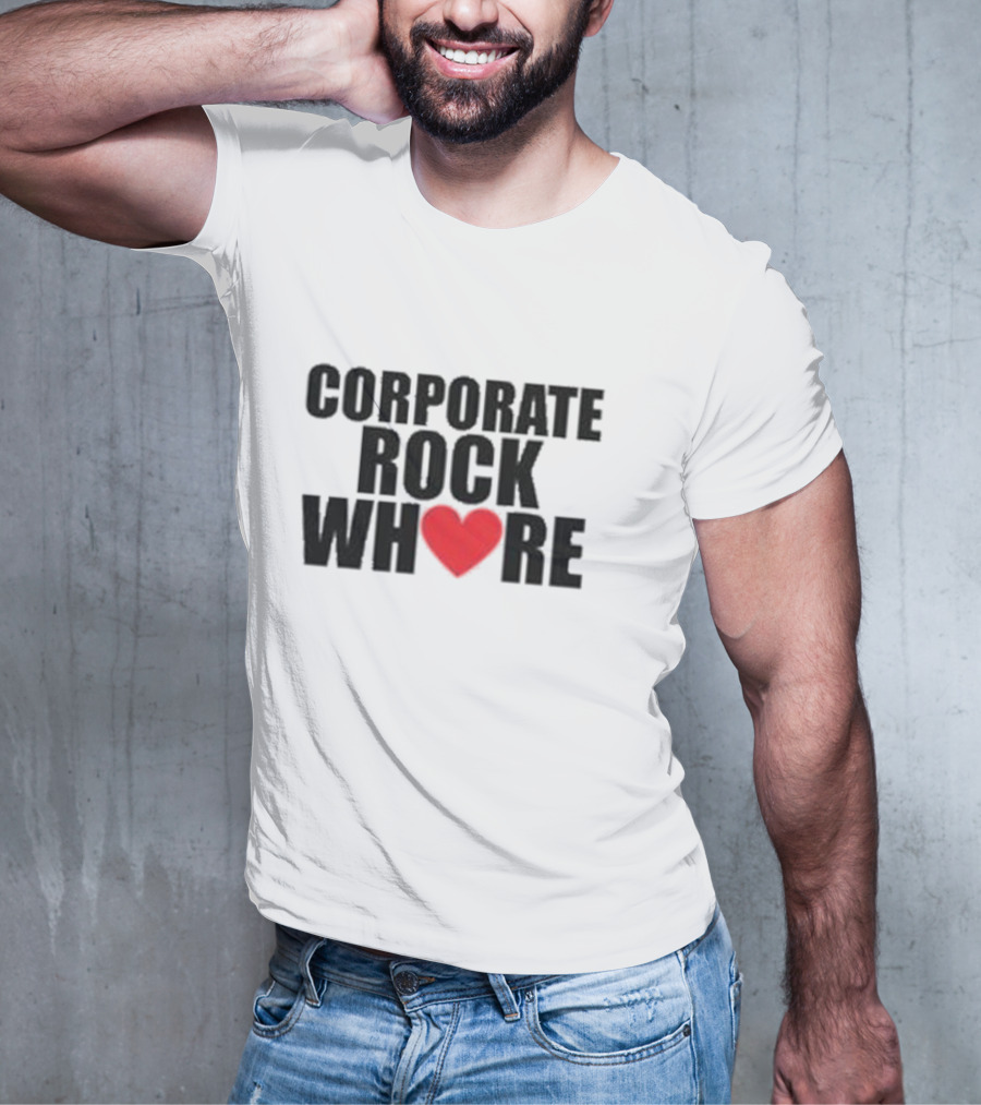 Corporate Rock Whore Halsey Heart T-Shirt
