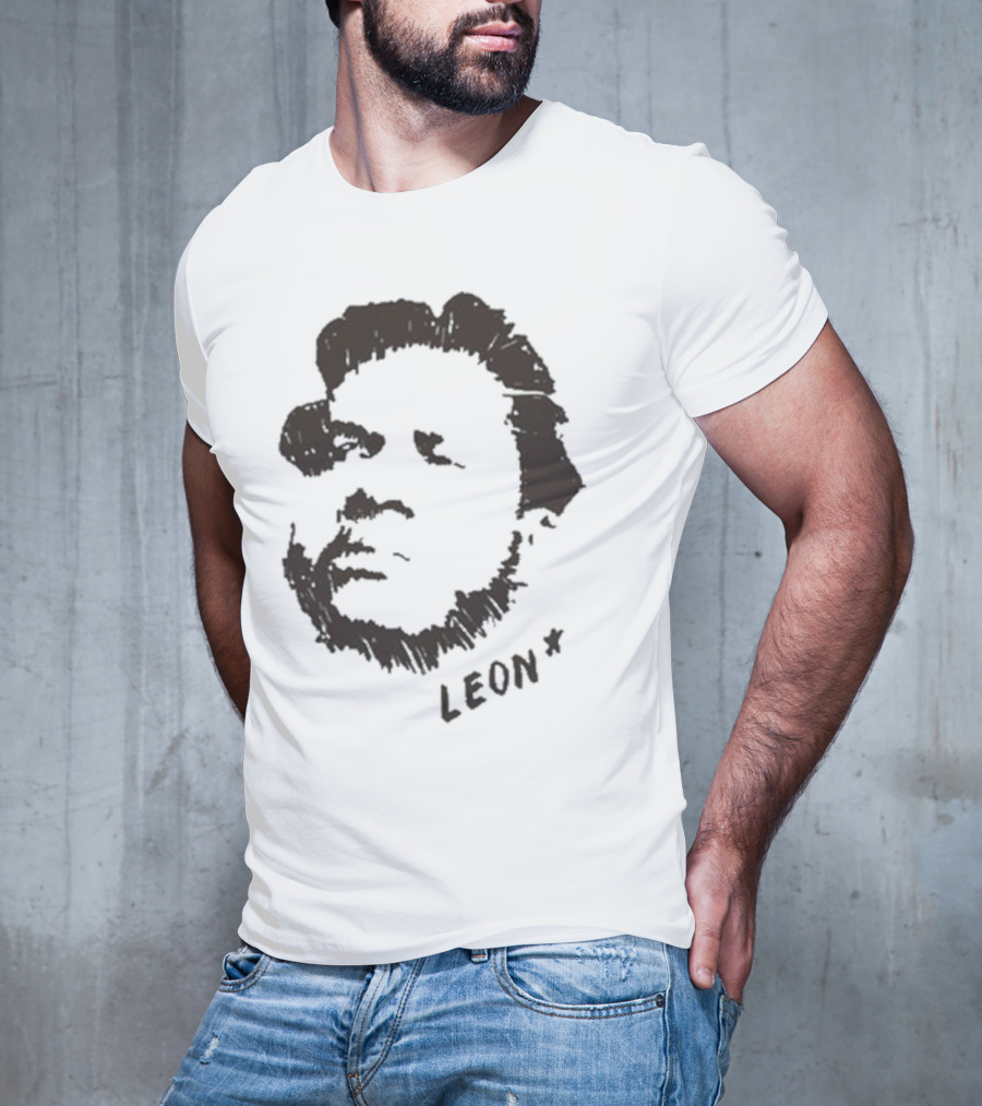 Leon Bridges Leon Sketch Face T-Shirt