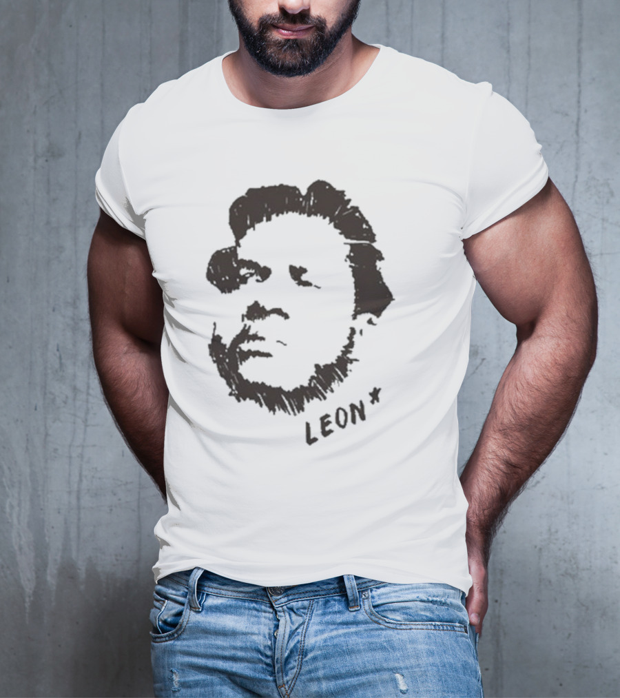 Leon Bridges Leon Sketch Face T-Shirt