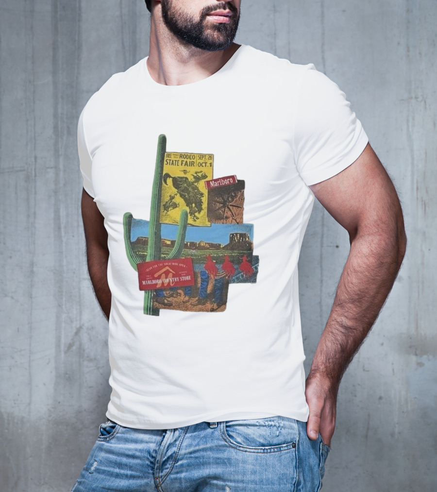 Rodeo State Fair Marlboro Country Store Wild West Promo T-Shirt