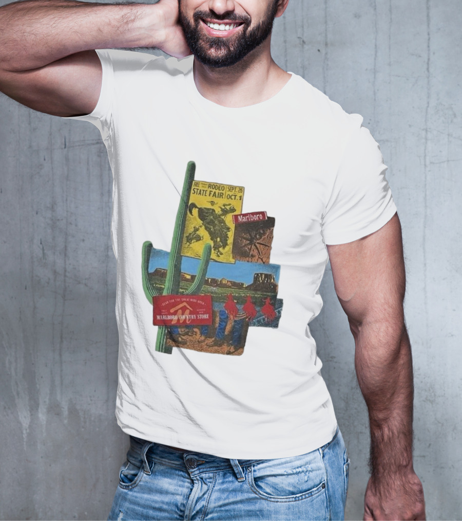 Rodeo State Fair Marlboro Country Store Wild West Promo T-Shirt