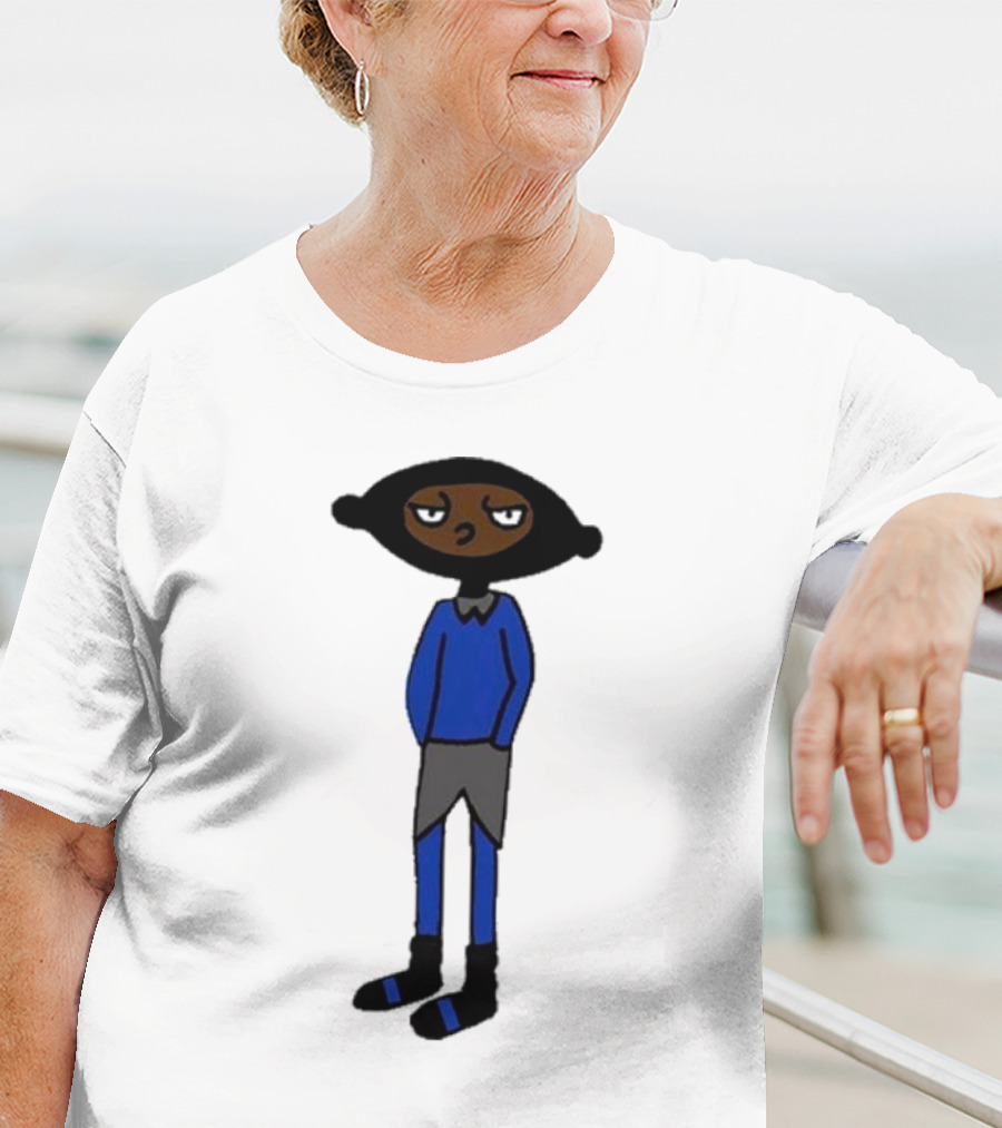 Yuno Miles Stay Calm Blue Outfit Cartoon Character T-Shirt