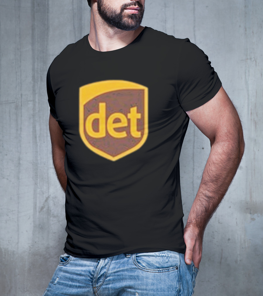 Amon-Ra Wearing Det Saint Brown Football T-Shirt