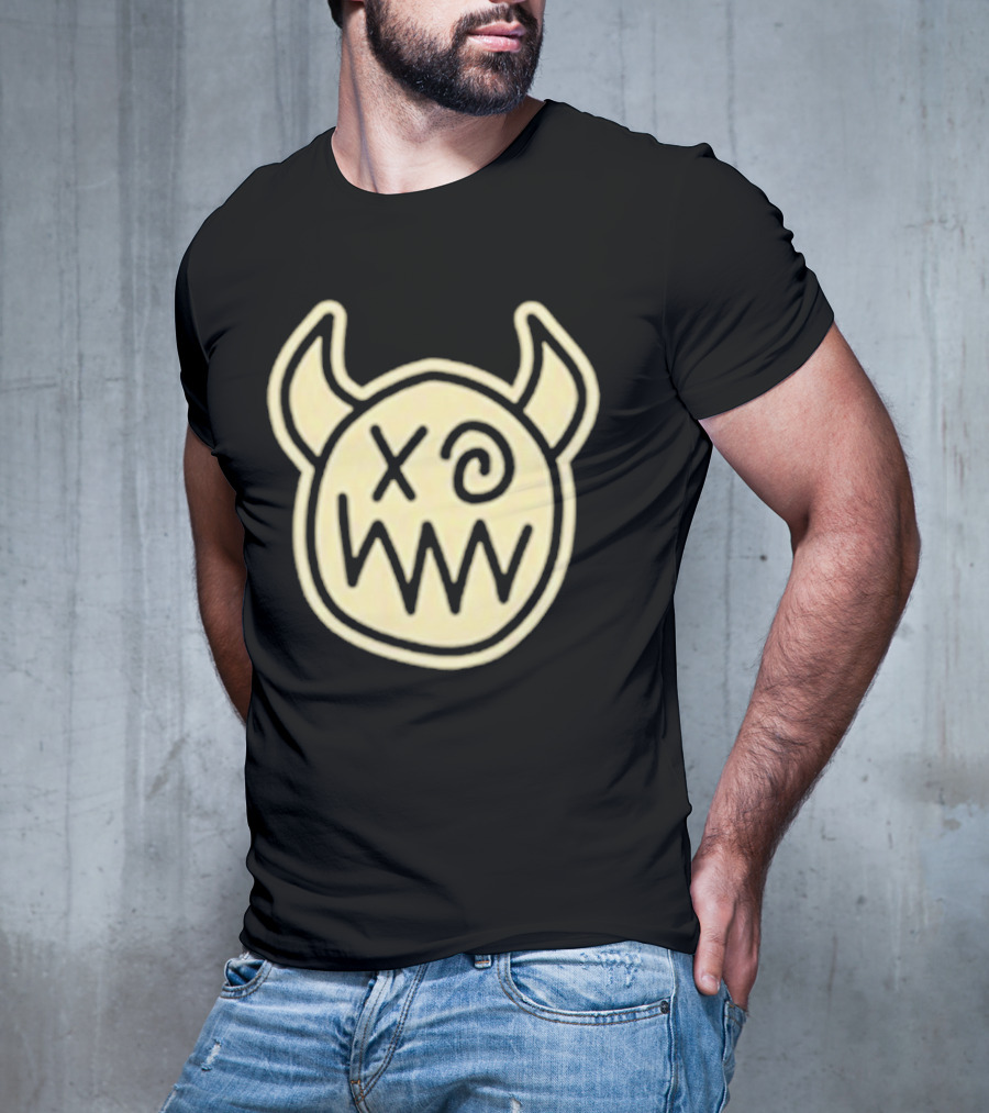 Joey Valence And Brae Double XP Demon Icon With Horns And Crossed Eyes T-Shirt