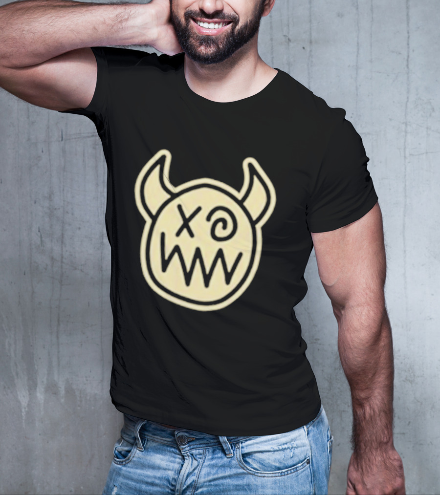 Joey Valence And Brae Double XP Demon Icon With Horns And Crossed Eyes T-Shirt