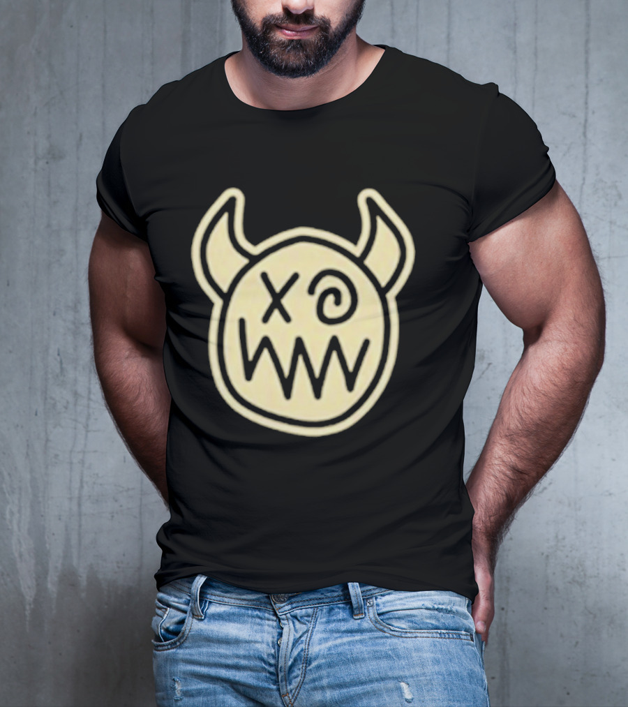 Joey Valence And Brae Double XP Demon Icon With Horns And Crossed Eyes T-Shirt