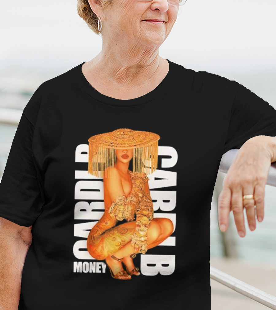 CardI B Money Squat Bold Fashion T-Shirt