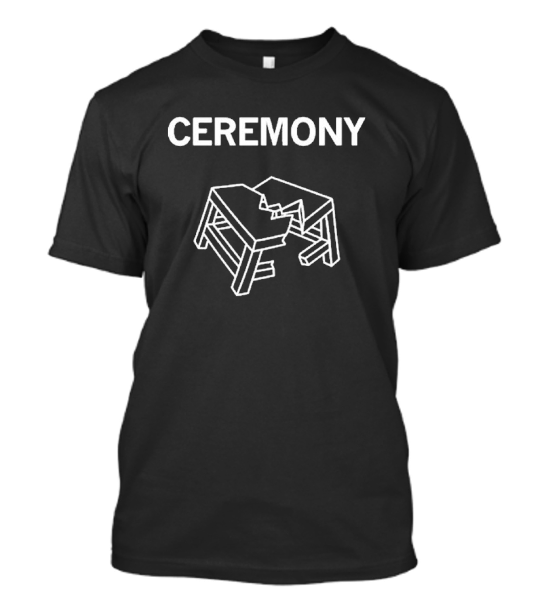 Ceremony Broken Table Symbol T-Shirt