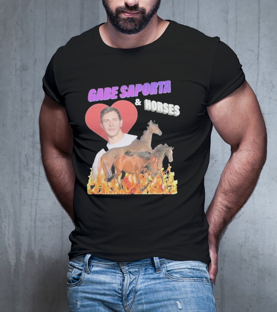 Gabe Saporta And Horses T-Shirt
