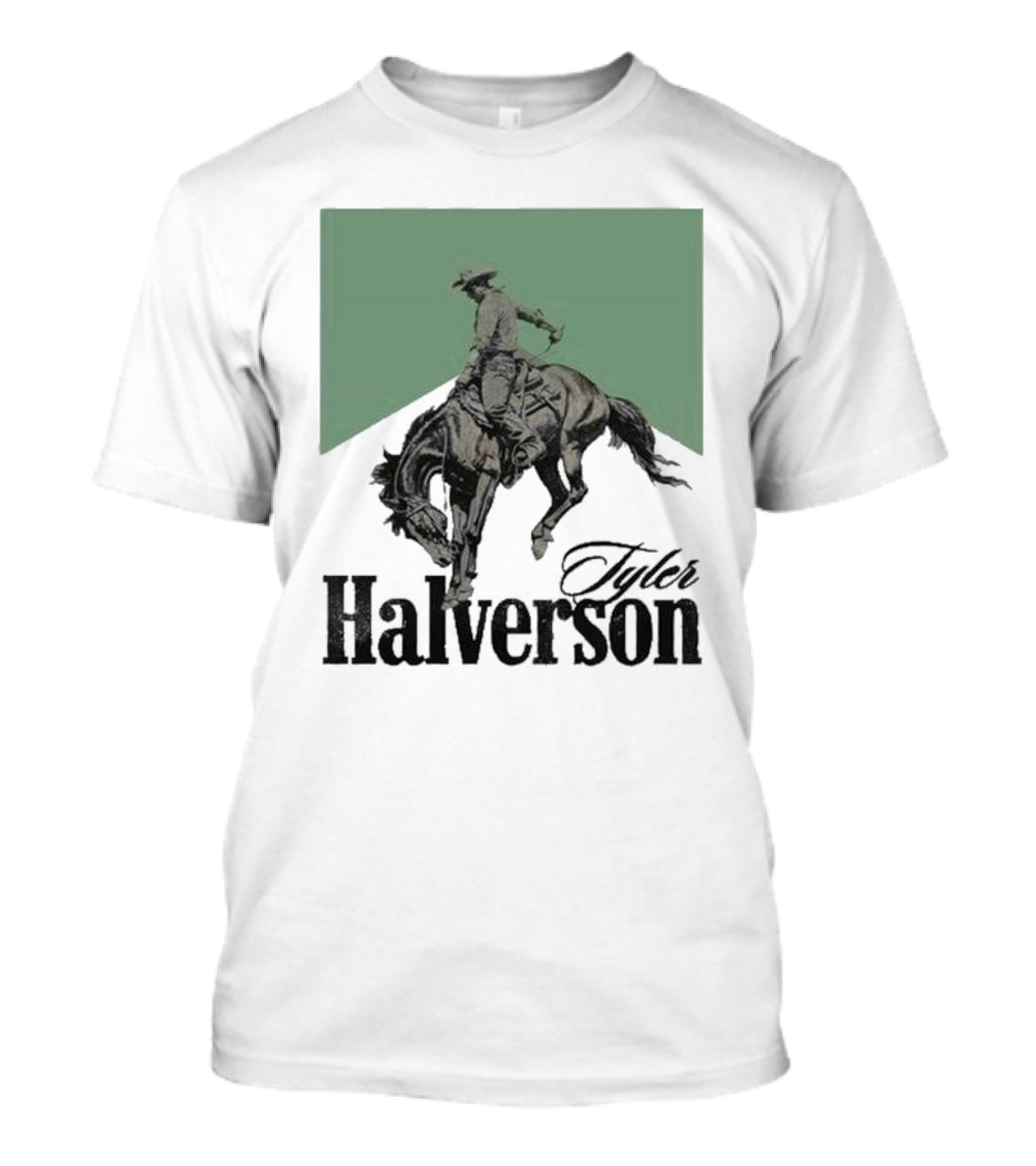 Tyler Halverson Bucking Horse Chevron T-Shirt