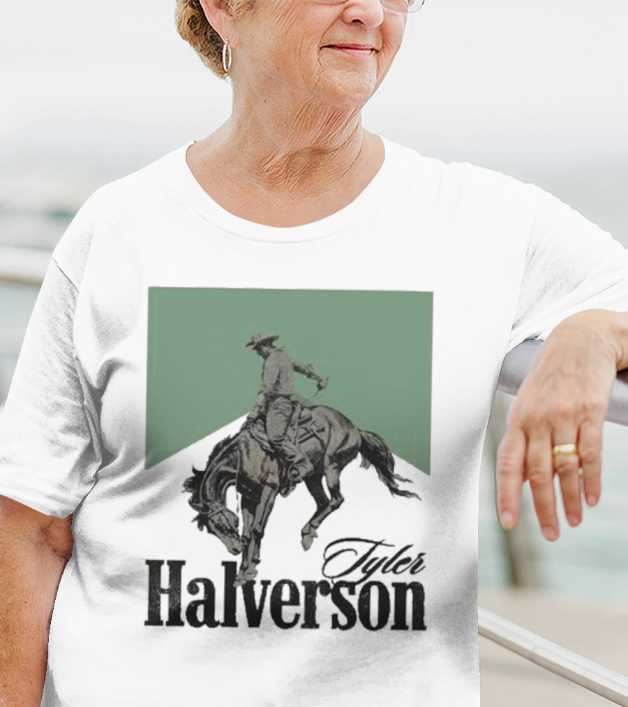 Tyler Halverson Bucking Horse Chevron T-Shirt