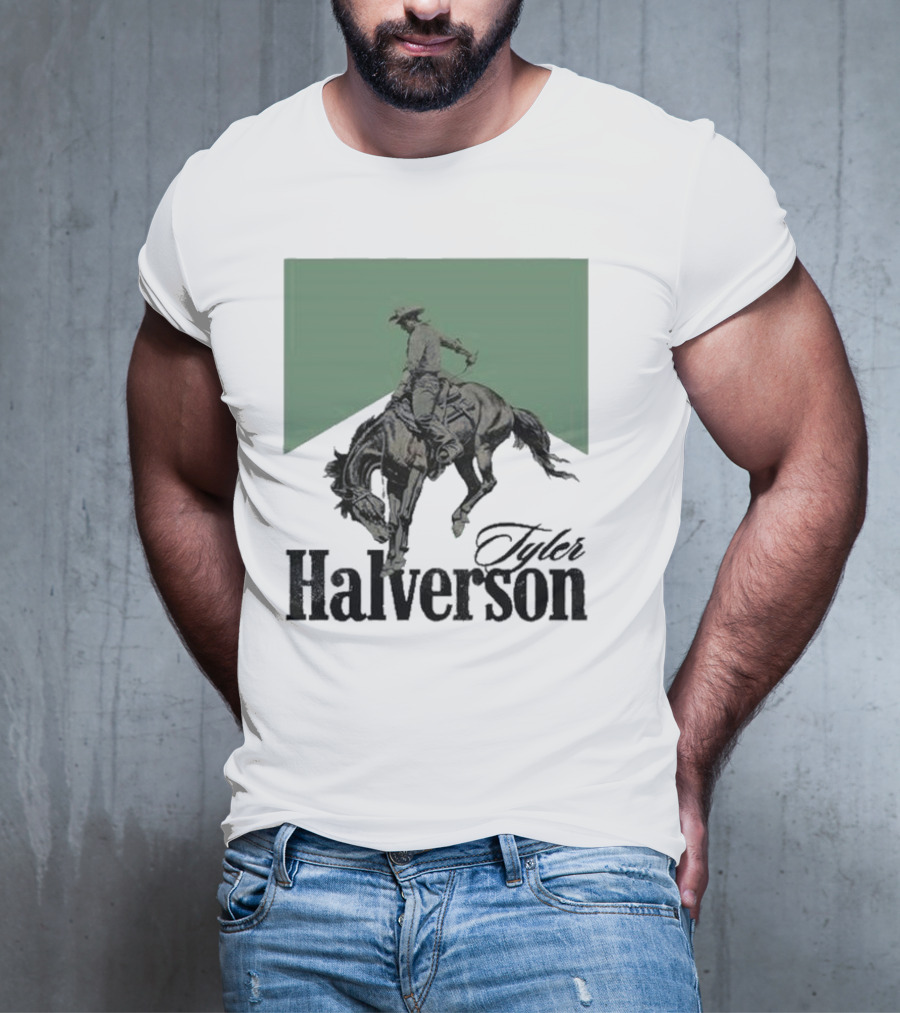 Tyler Halverson Bucking Horse Chevron T-Shirt