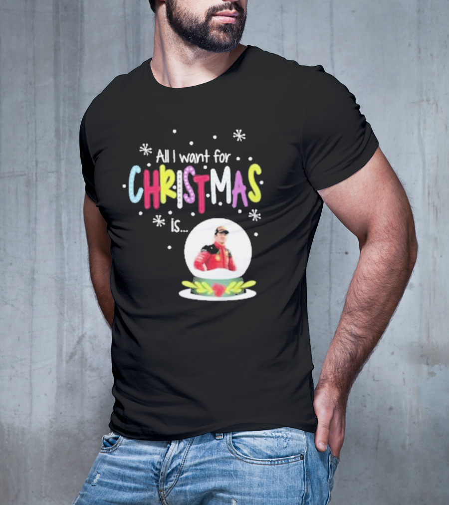 All I Want For Christmas Is Charles Leclerc Snow T-Shirt