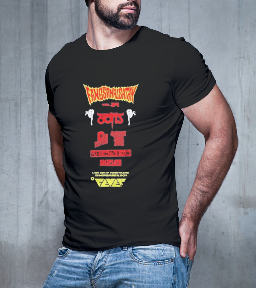 Fangsanalsatan Vol 24 Boris Heavy Rock Doooo DJ Scotch Egg Skiplife Fever November Riot T-Shirt