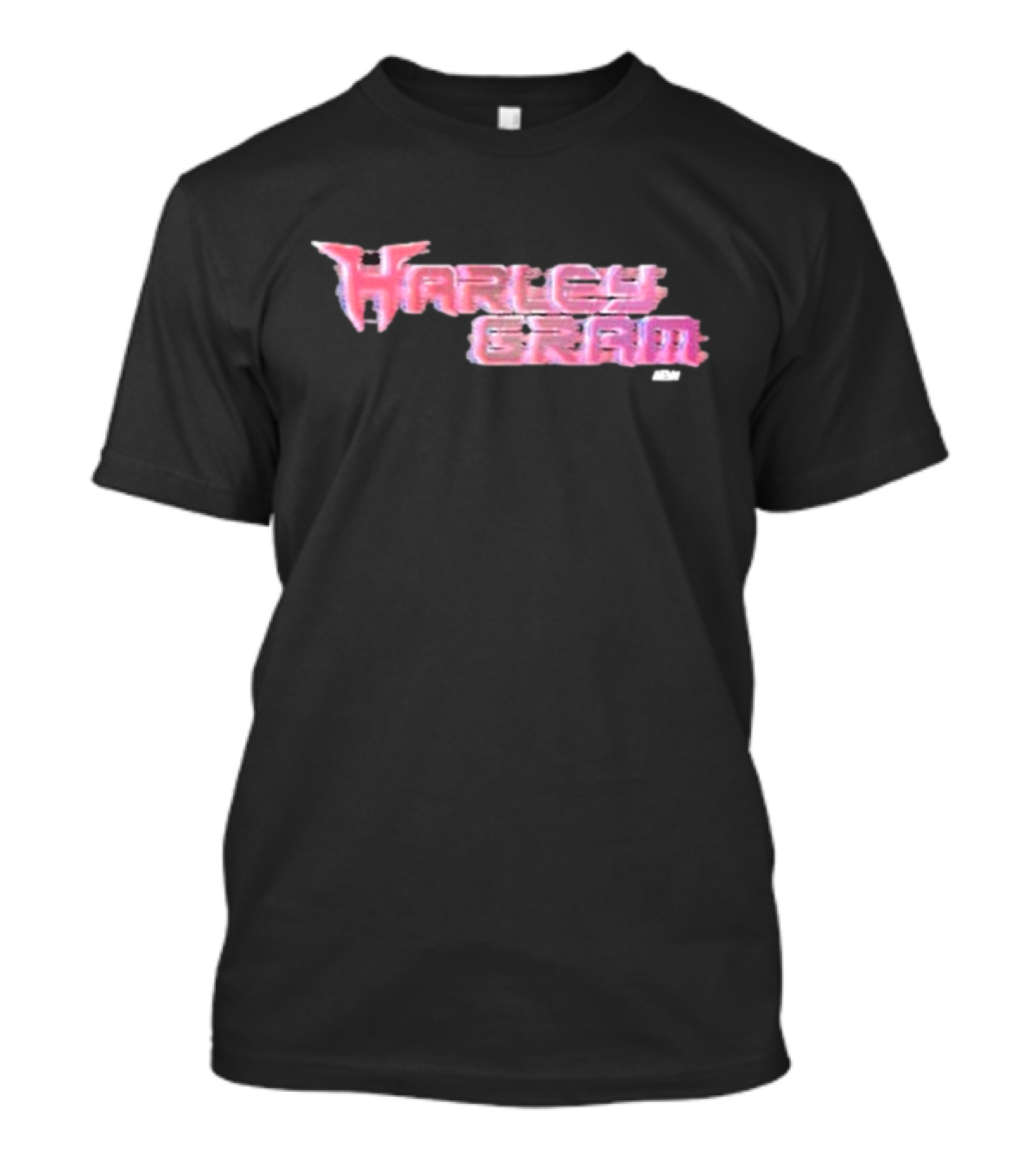 Harley Cameron Harleygram Pink Neon Text AEW T-Shirt