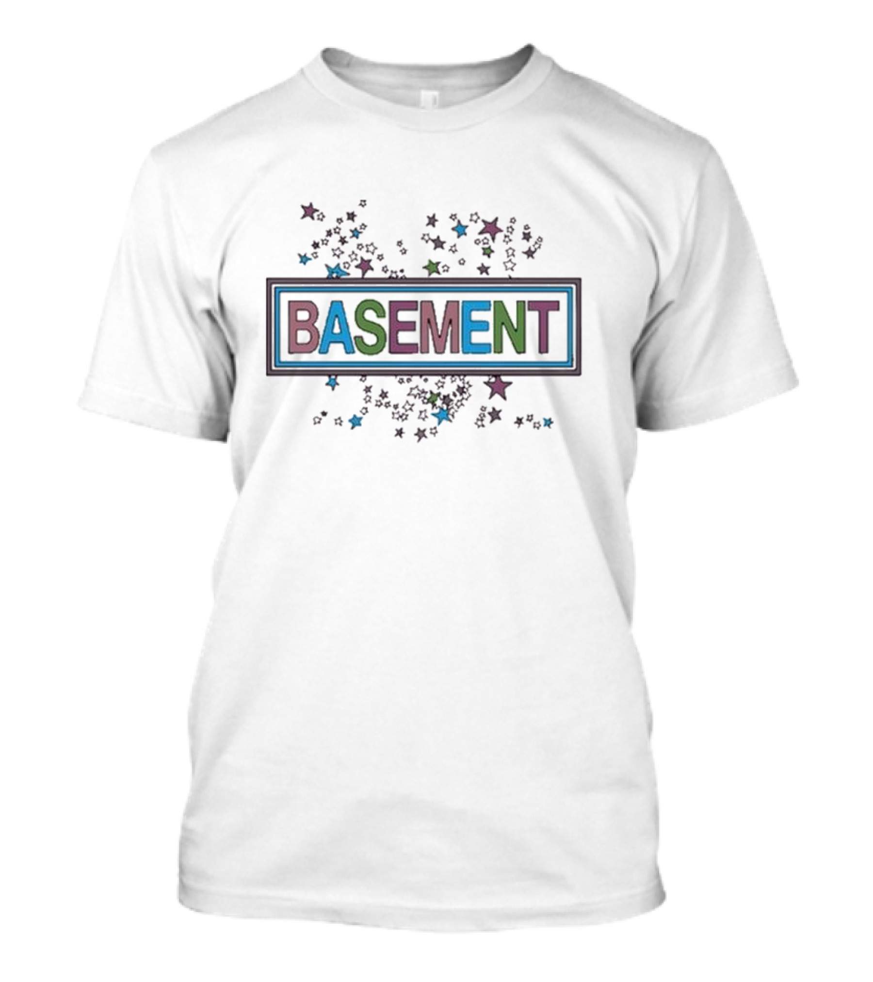 Basement Colorful Stars Burst T-Shirt