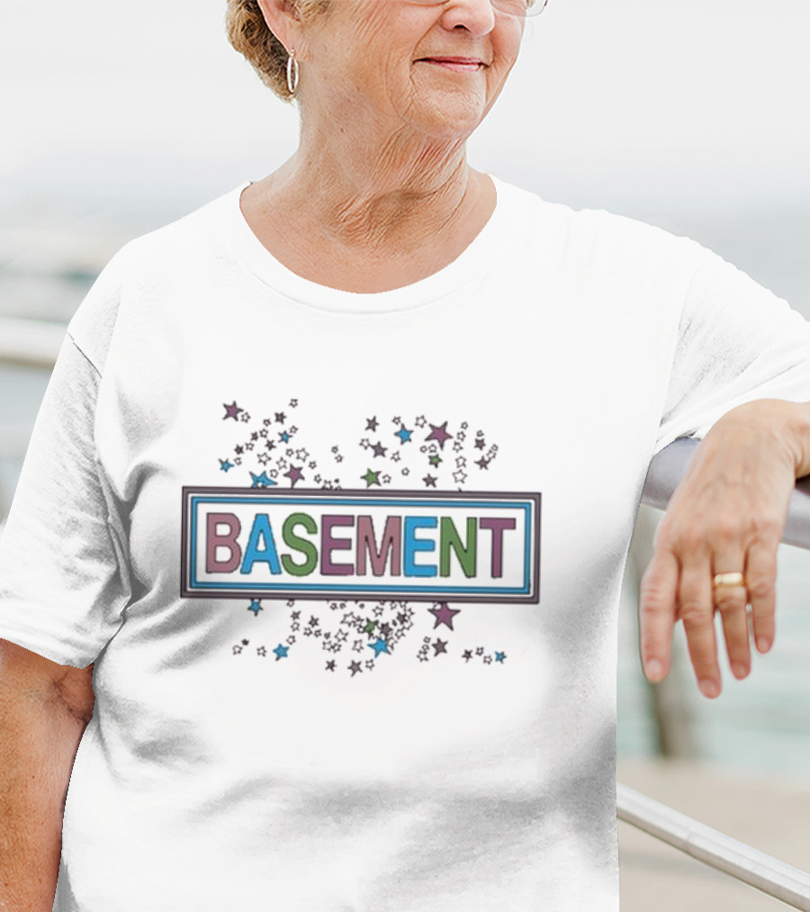 Basement Colorful Stars Burst T-Shirt