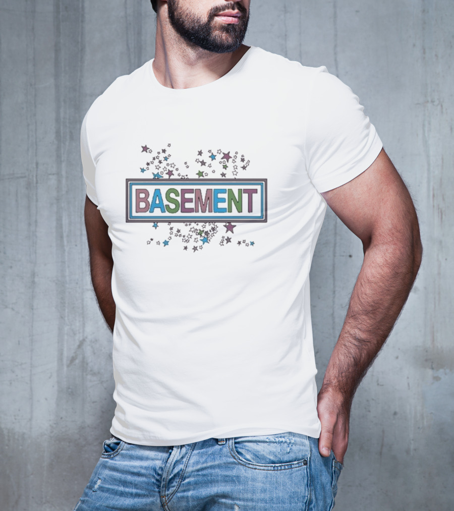 Basement Colorful Stars Burst T-Shirt