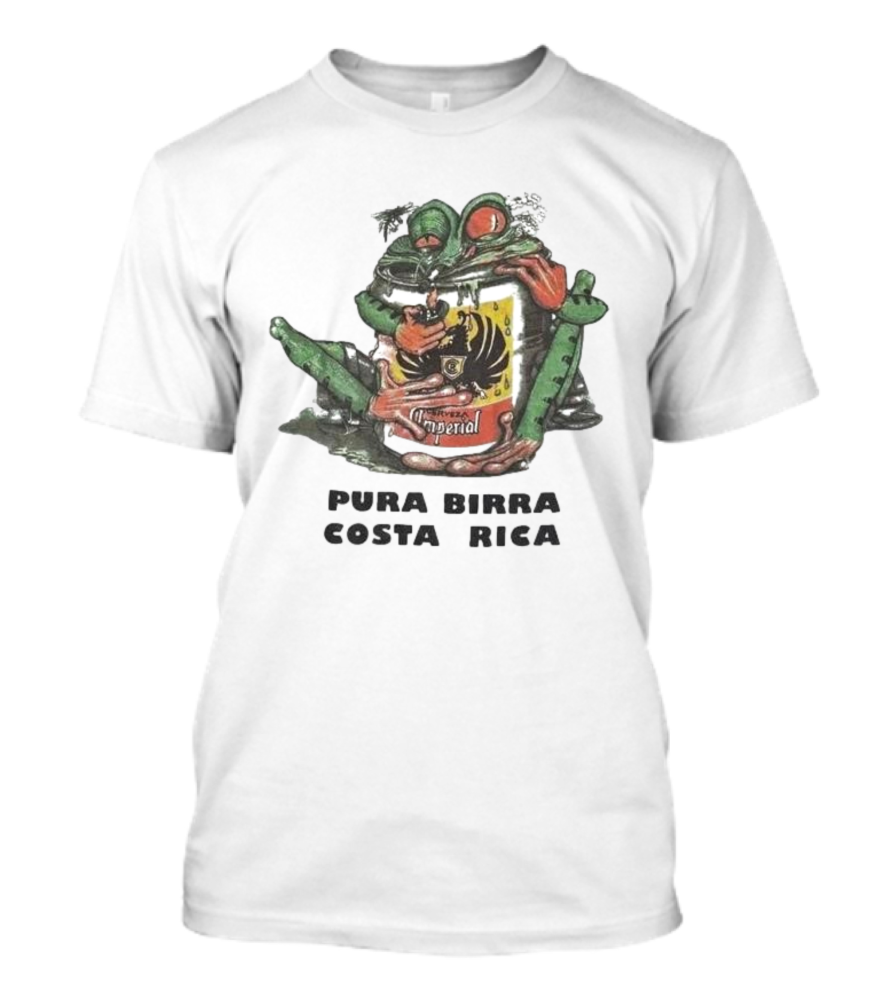 Imperial Cerveza Pura Birra Costa Rica Beer Promo T-Shirt