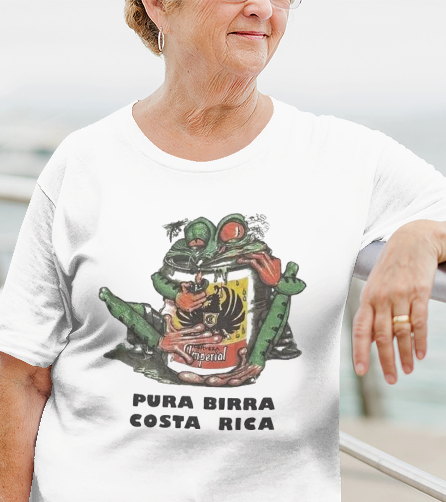 Imperial Cerveza Pura Birra Costa Rica Beer Promo T-Shirt