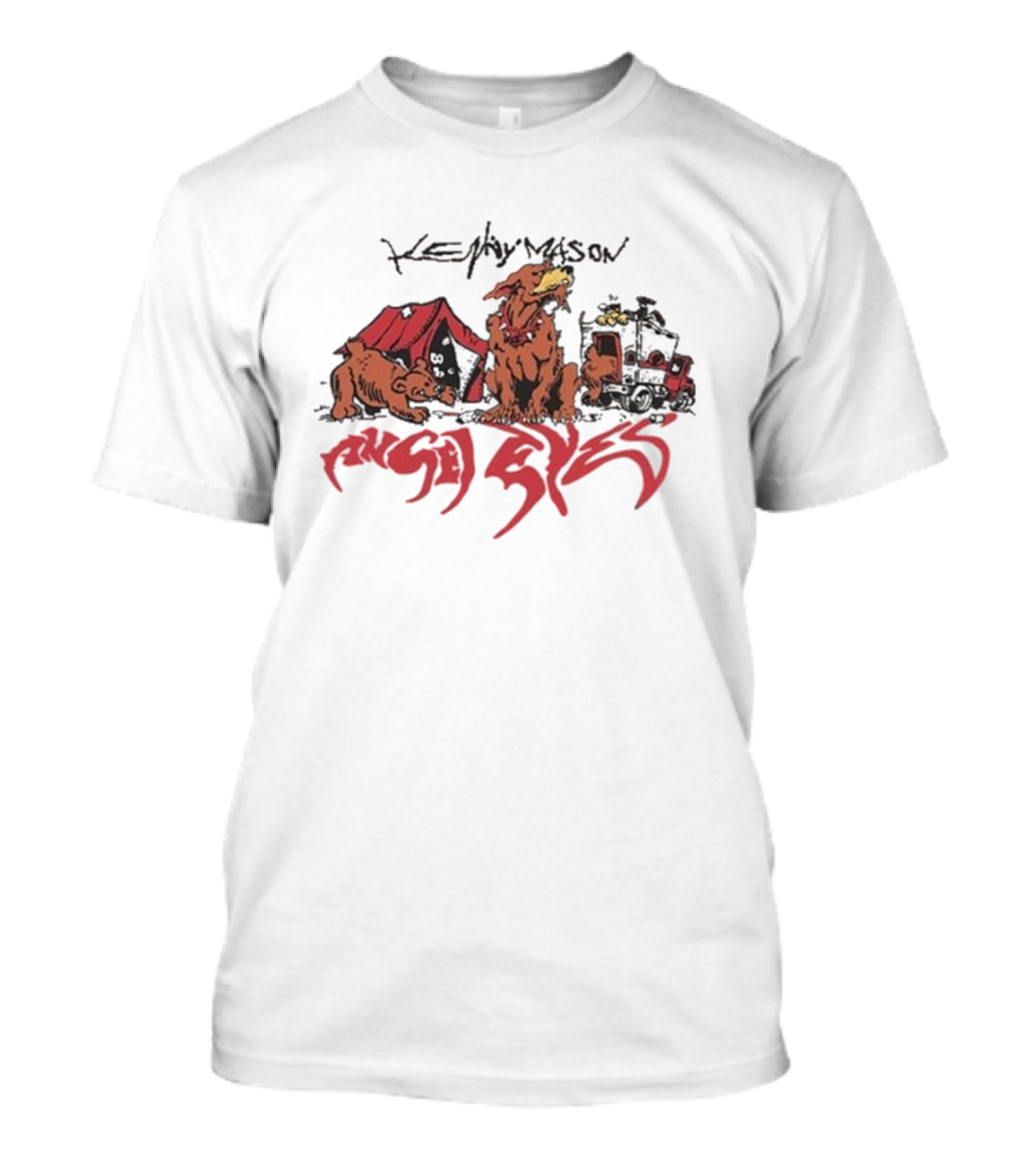 Kenny Mason Angel Eyes Dog Tent Truck T-Shirt