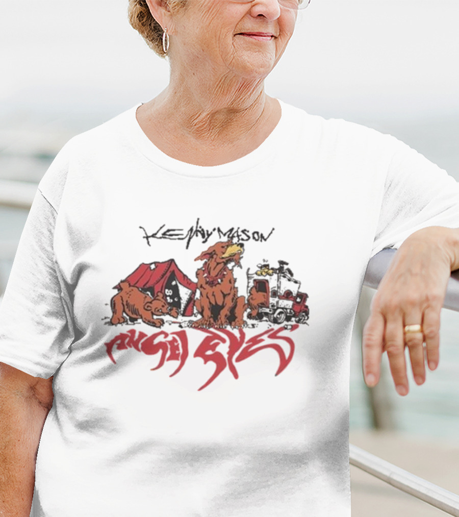Kenny Mason Angel Eyes Dog Tent Truck T-Shirt