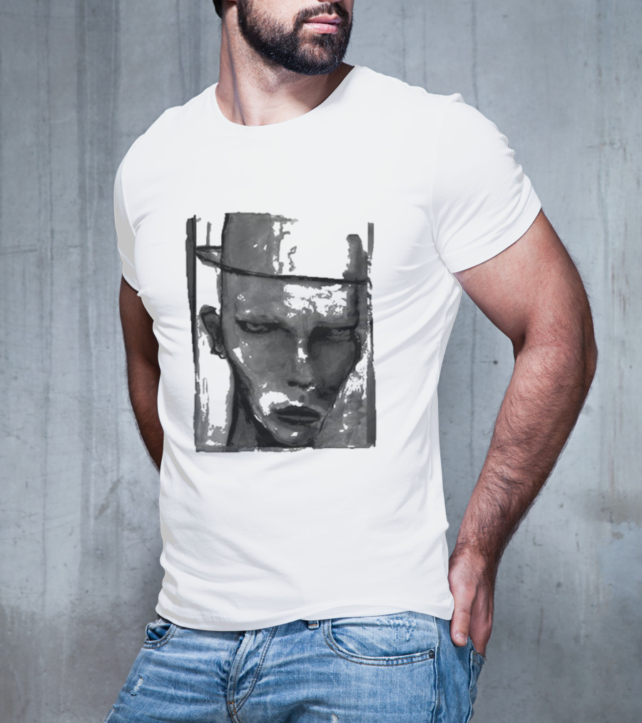 Marilyn Manson One Assassination Under God Monochrome Abstract Face T-Shirt