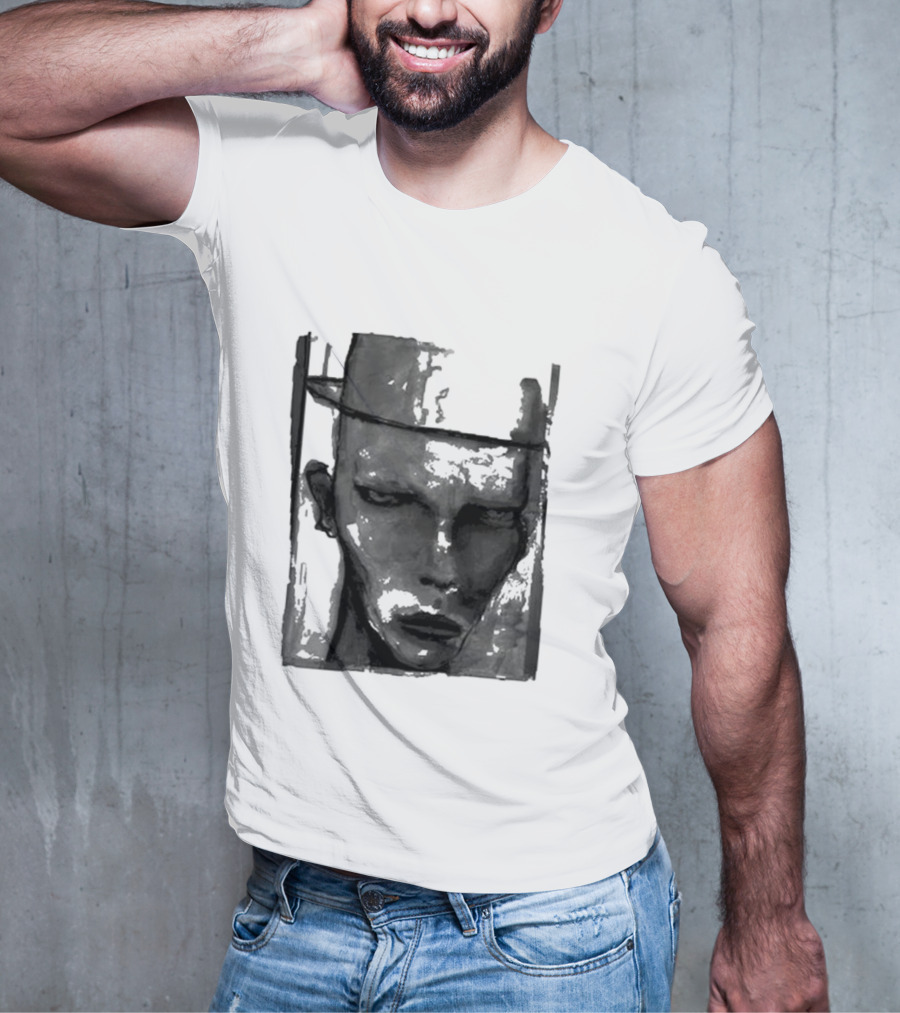 Marilyn Manson One Assassination Under God Monochrome Abstract Face T-Shirt