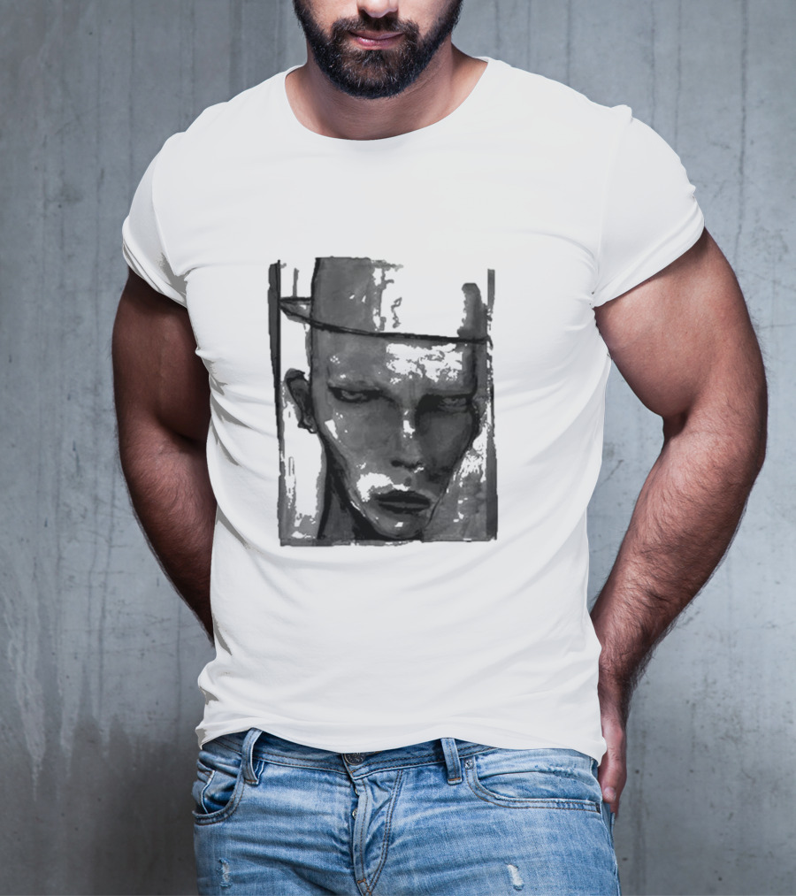 Marilyn Manson One Assassination Under God Monochrome Abstract Face T-Shirt