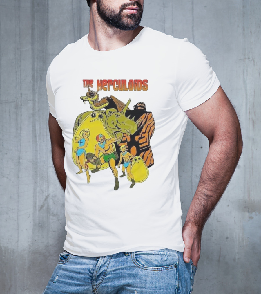 The Herculoids Classic Adventure Cartoon Characters T-Shirt
