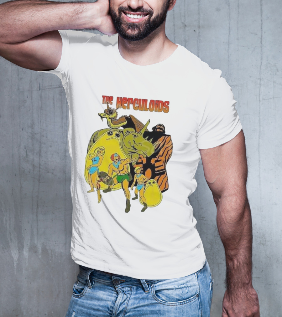 The Herculoids Classic Adventure Cartoon Characters T-Shirt