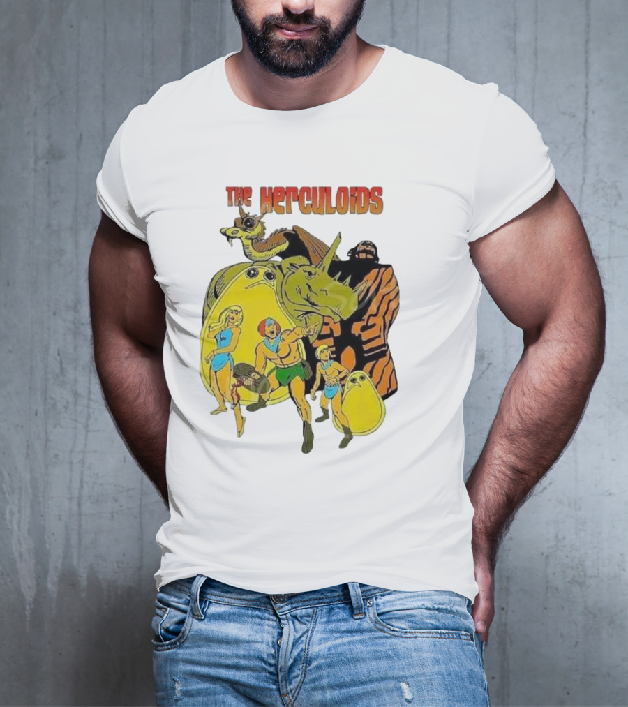 The Herculoids Classic Adventure Cartoon Characters T-Shirt