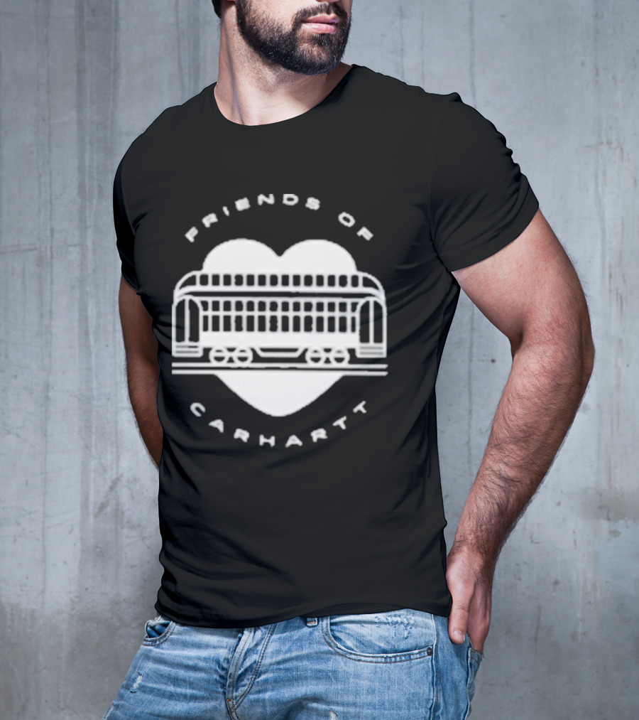 Friends Of Carhartt Heart And Trolley T-Shirt