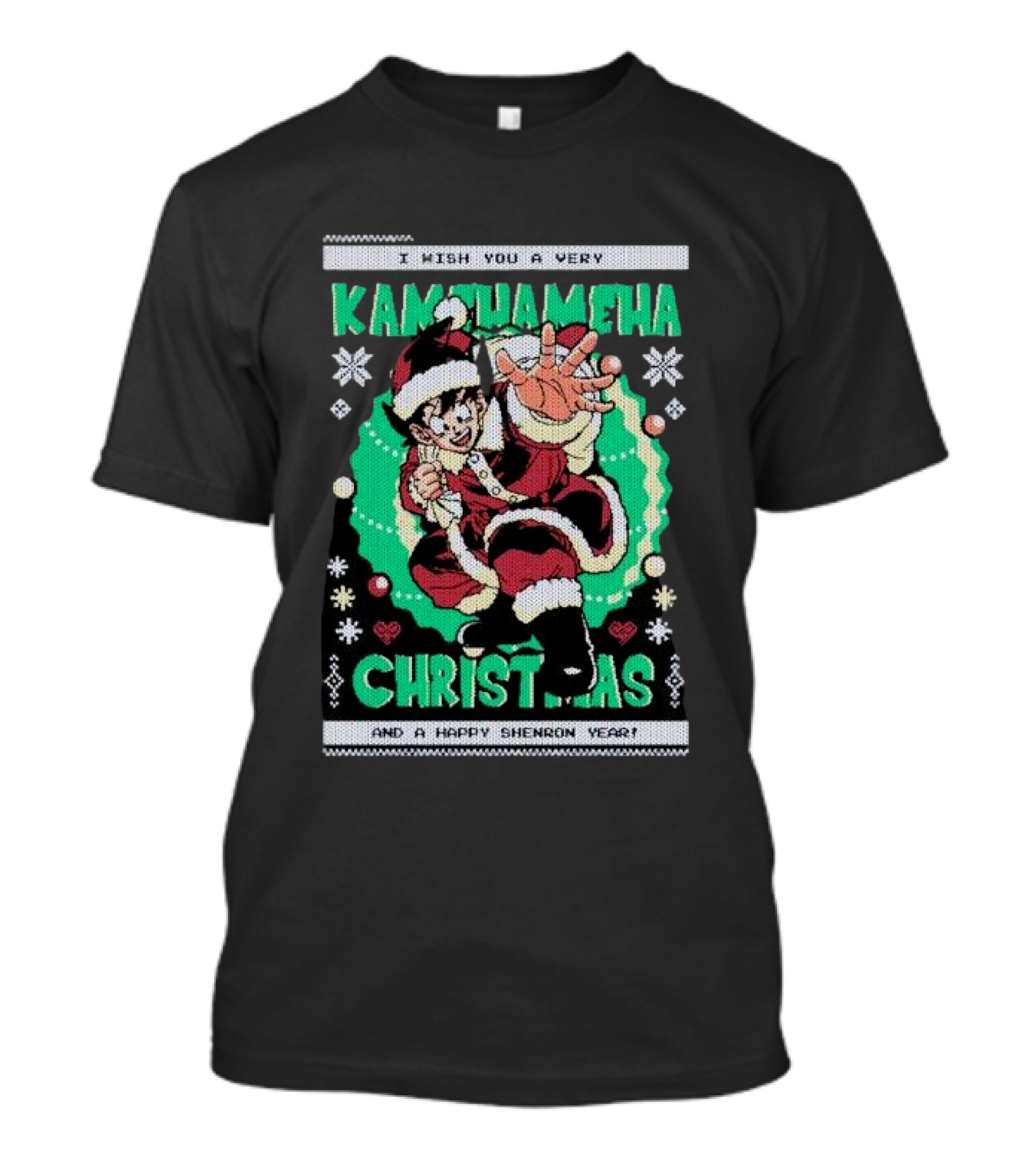 I Wish You A Very Kamehameha Christmas And A Happy Shenron Year T-Shirt