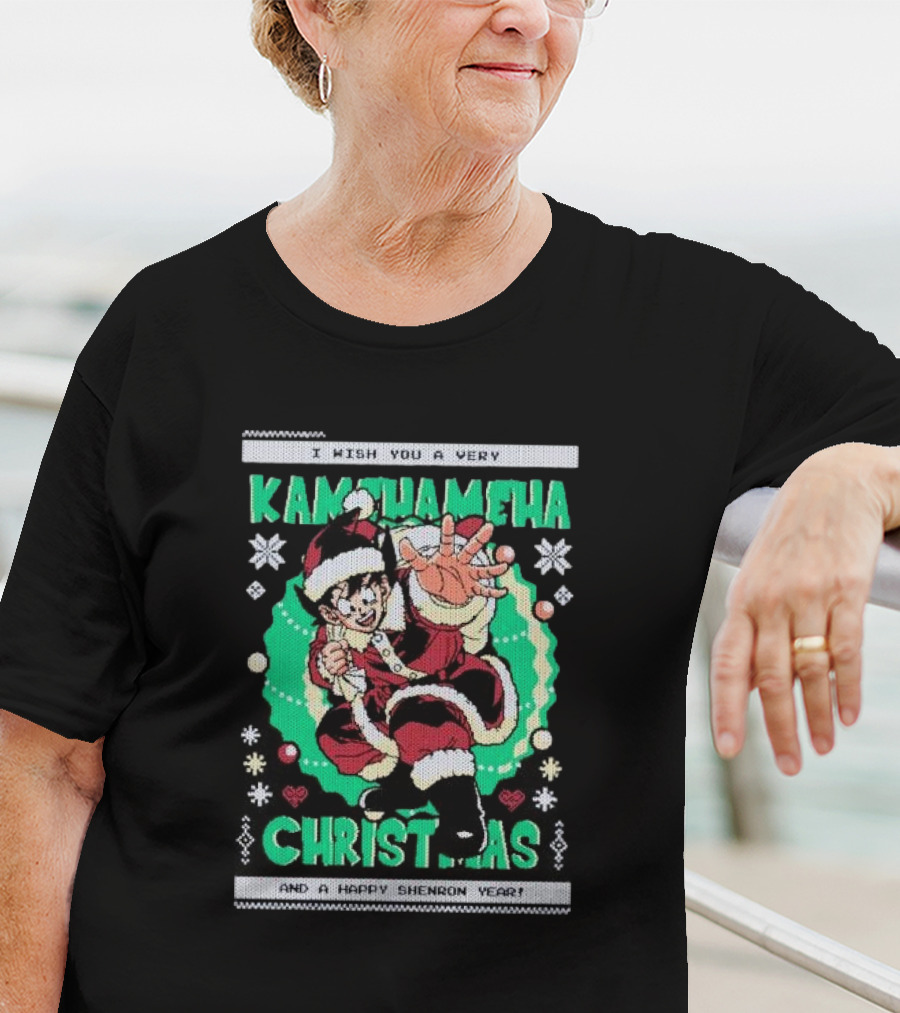 I Wish You A Very Kamehameha Christmas And A Happy Shenron Year T-Shirt