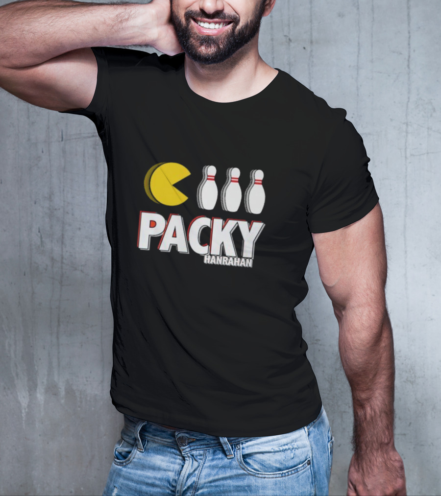 Packy Hanrahan Pac-Man Bowling Pins T-Shirt