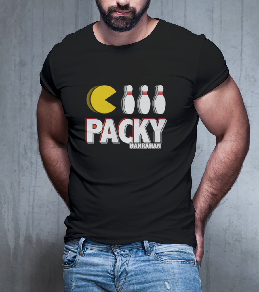 Packy Hanrahan Pac-Man Bowling Pins T-Shirt