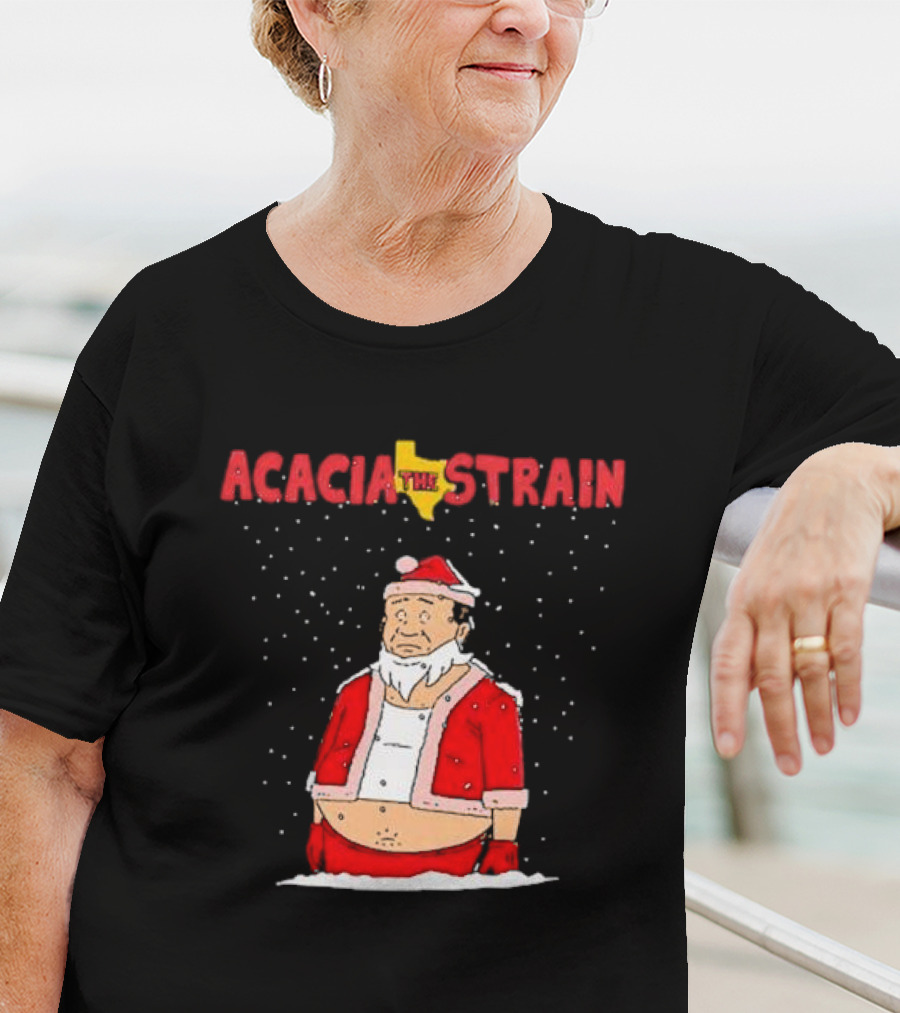 Acacia The Strain Texas Santa Snowstorm T-Shirt