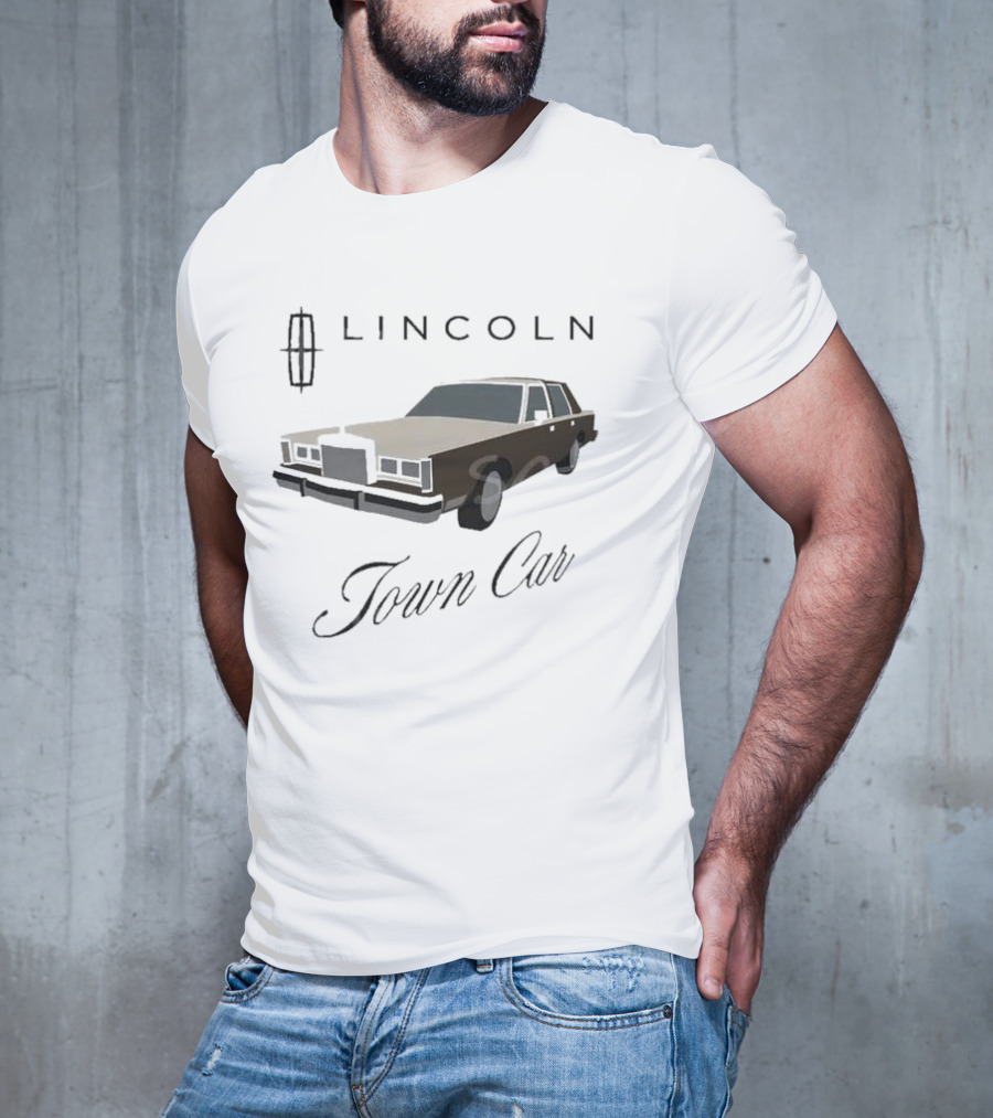 Lincoln Town Car Vintage Sedan Icon T-Shirt